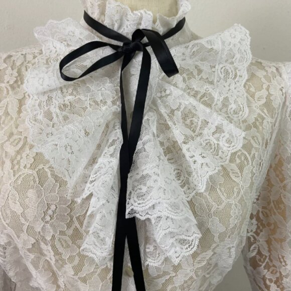 Vintage Edwardian Lace Blouse - Picture 3 of 3